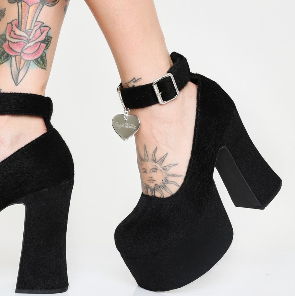 Sugarthrillz feline good platform heels